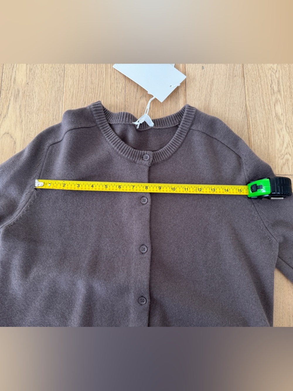 100% Wool Brown Sweater NWT - Picture 5 of 7